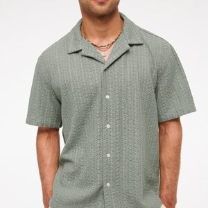 Abercrombie & Fitch Olive Casual Button Down Shirt